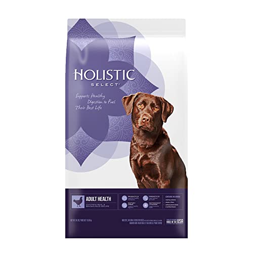 Holistic Select Natural Dry Dog Food, Chicken Meal & Rice Recipe, 30-Pound Bag Holistic Select Natural Dry Dog Food, Chicken Meal & Rice Recipe, 30-Pound Bag